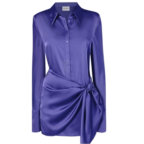 Rat & Boa Alanis Dress Blue - Picture 2 of 6